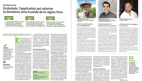 La Gazette des Communes : Ecobalade, l’application qui booste l’écotourisme