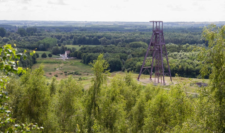 Circuit de la canarderie, le chevalement (Crédits: Bernard Deman)
