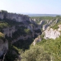 Vue d'ensemble du canyon d'Oppédette (Crédits: Elian Gossiome)